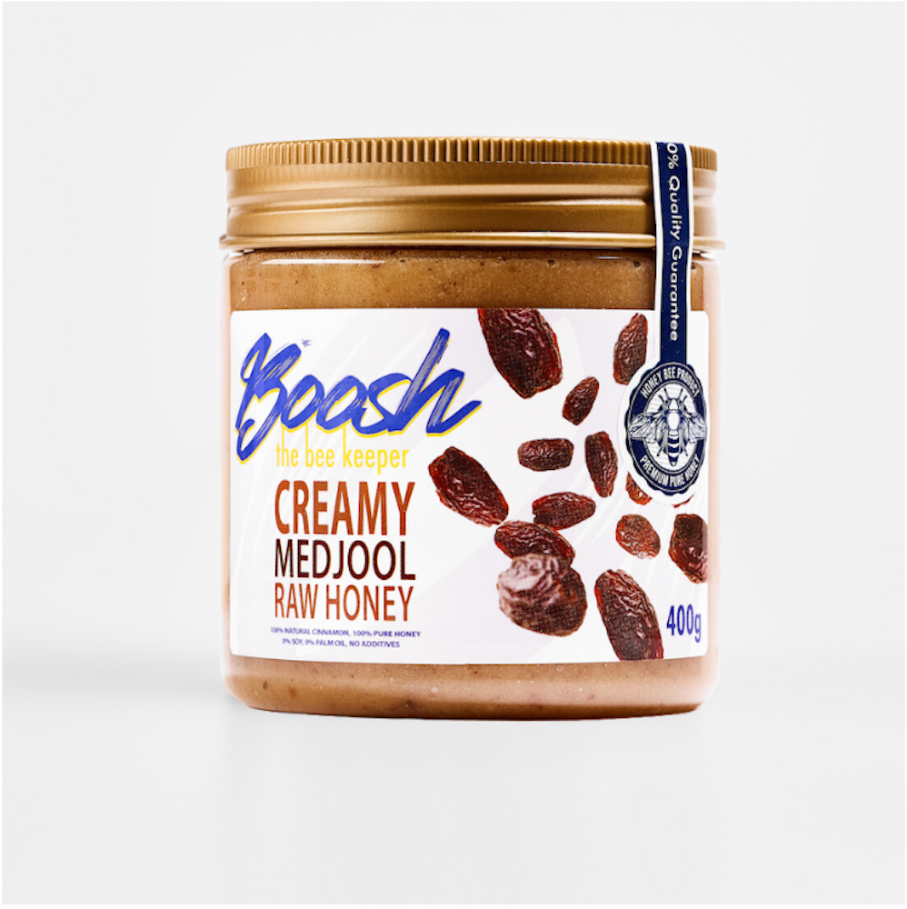 Creamy Medjool Raw Honey 400g Jar