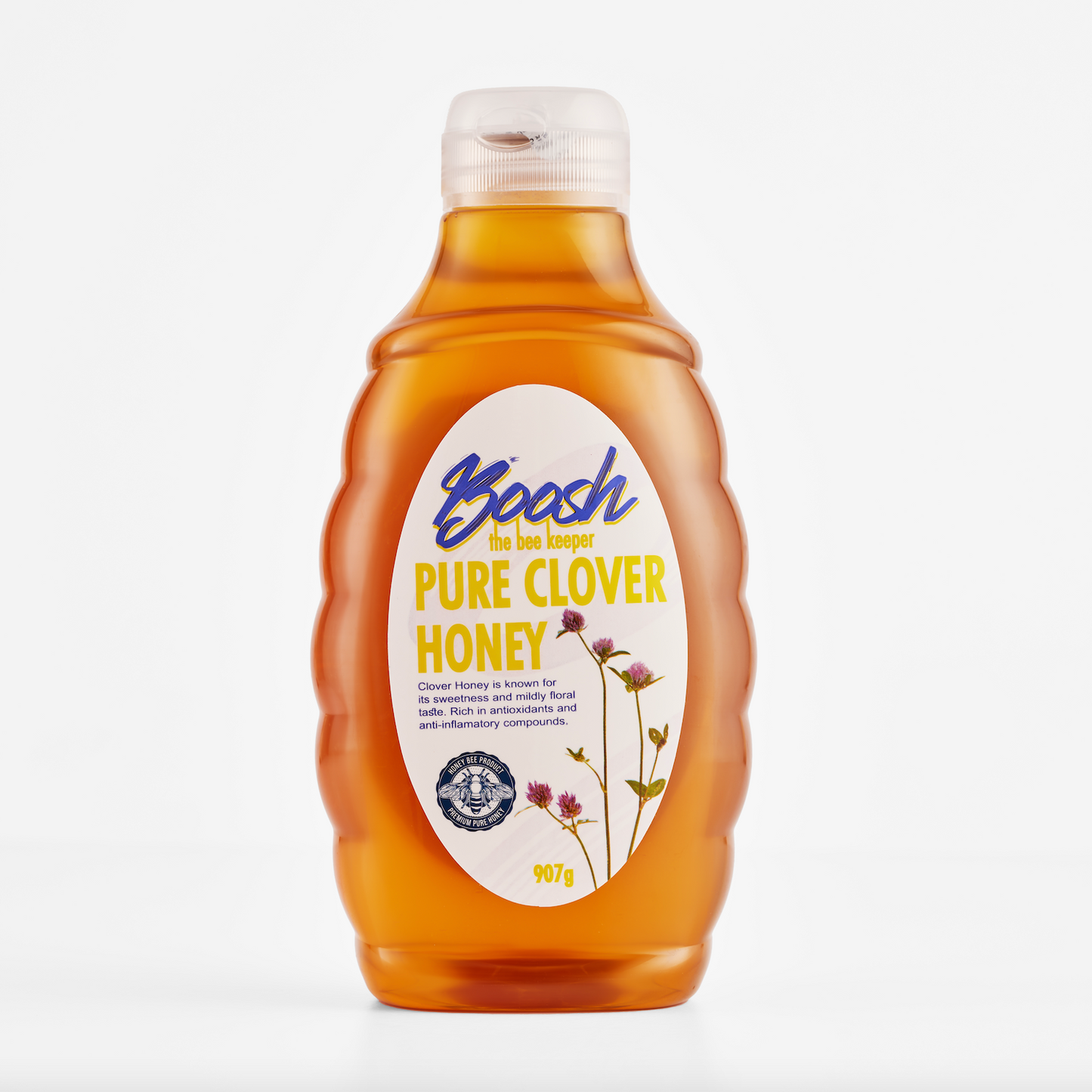 PURE CLOVER HONEY SQUEEZE BOTTLE 907g