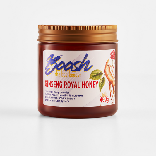 GINSENG WITH ROYAL JELLY HONEY JAR 400 g